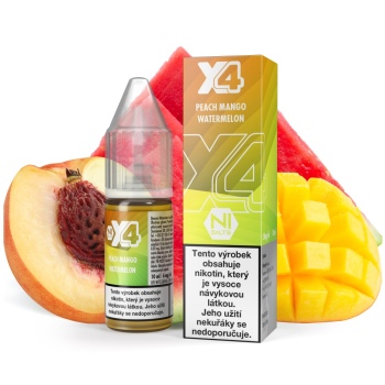 X4 Bar Juice - Broskev, mango a meloun (Peach Mango Watermelon) - 10mg