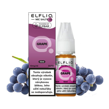 ELFLIQ Nic SALT - Hroznové víno (Grape) 10ml - 20mg