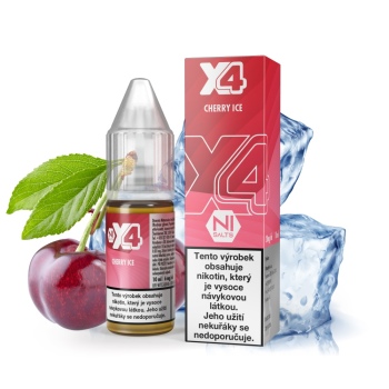 X4 Bar Juice - Chladivá třešeň (Cherry Ice) - 10mg