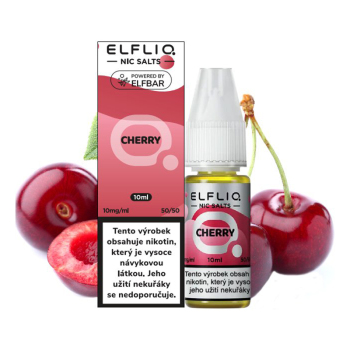 ELFLIQ Nic SALT - Třešeň (Cherry) 10ml - 10mg