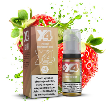 X4 Bar Juice - Jahoda a kiwi (Strawberry Kiwi) - 20mg