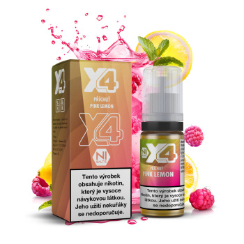 X4 Bar Juice - Růžový citrón (Pink Lemon) - 20mg